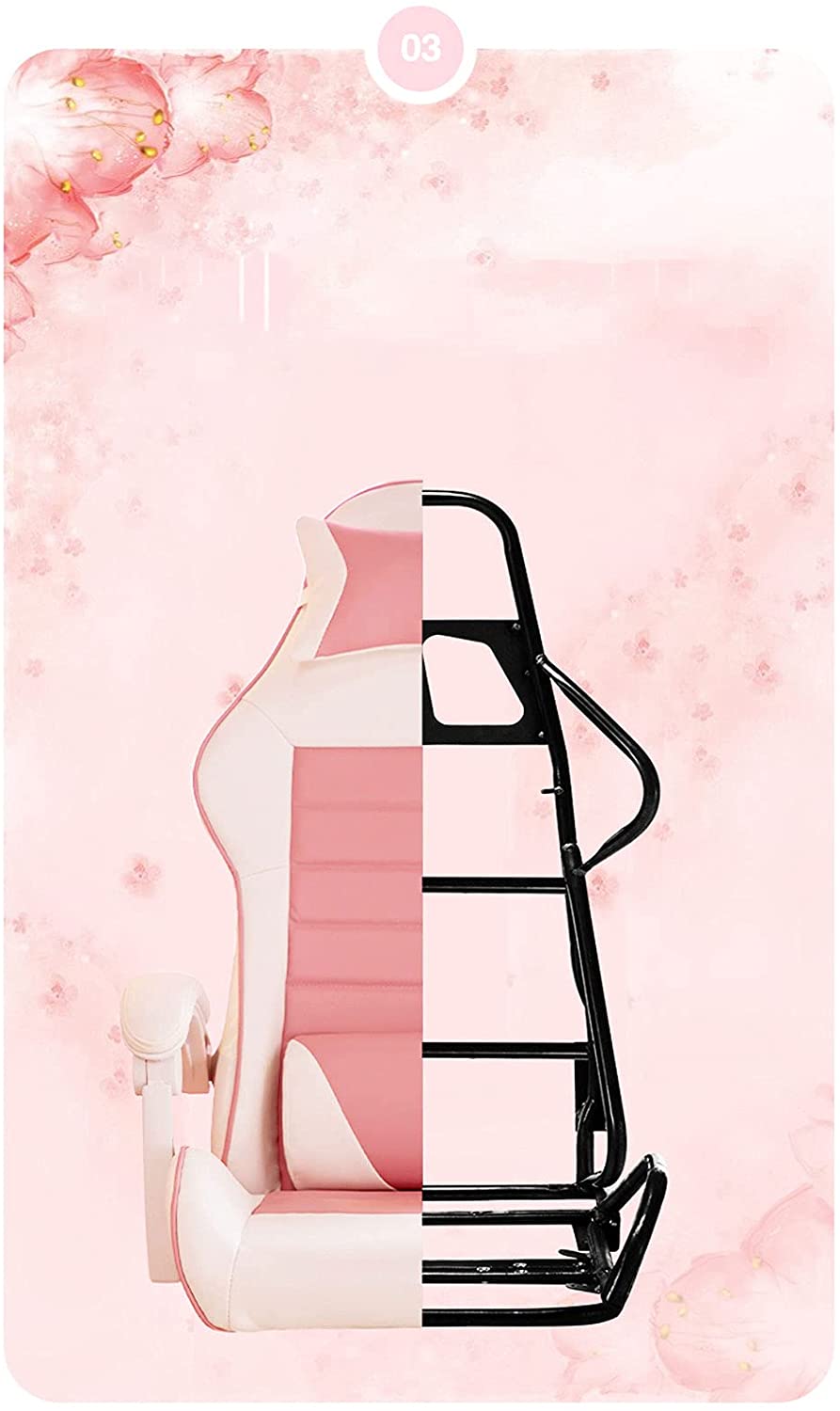 pink massage chair